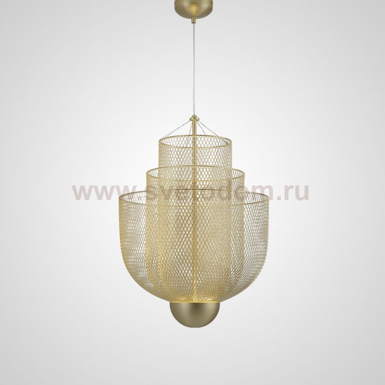 Подвесная люстра MESHMATICA D45 Gold ImperiumLoft 101792-26