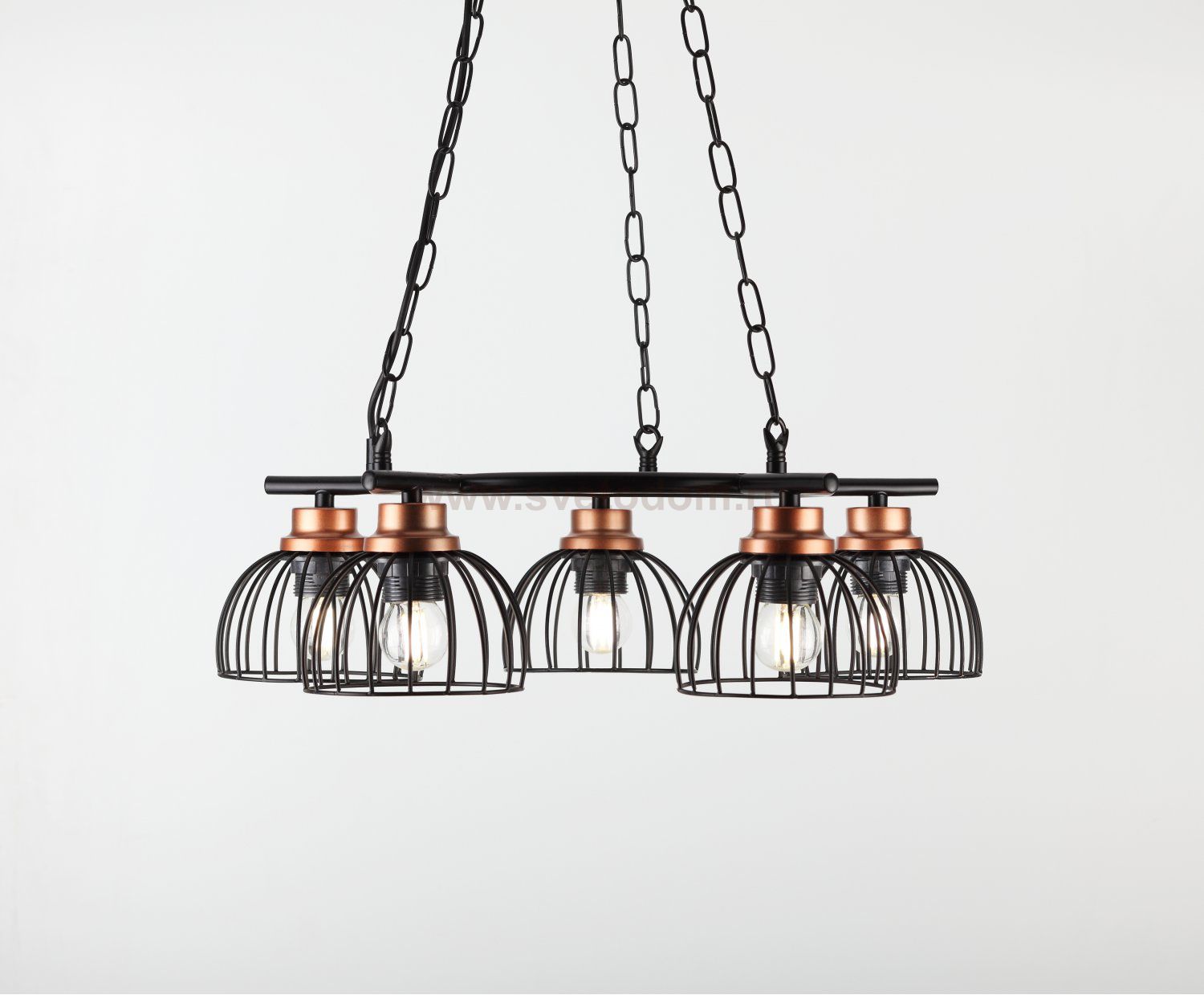 Люстра Rivoli Agarola 1018-206 5 х Е27 40 Вт лофт - кантри