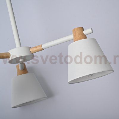 Потолочная люстра на штанге NATURA A WHITE 3 ImperiumLoft 101826-26