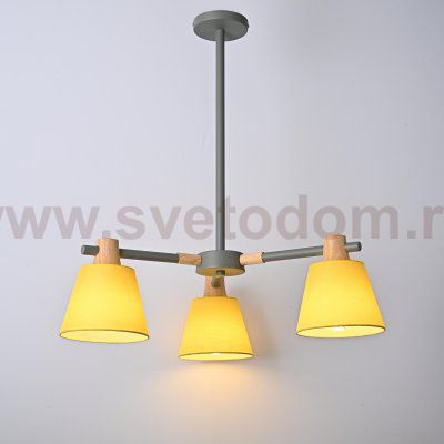 Потолочная люстра на штанге NATURA A YELLOW 3 ImperiumLoft 101827-26