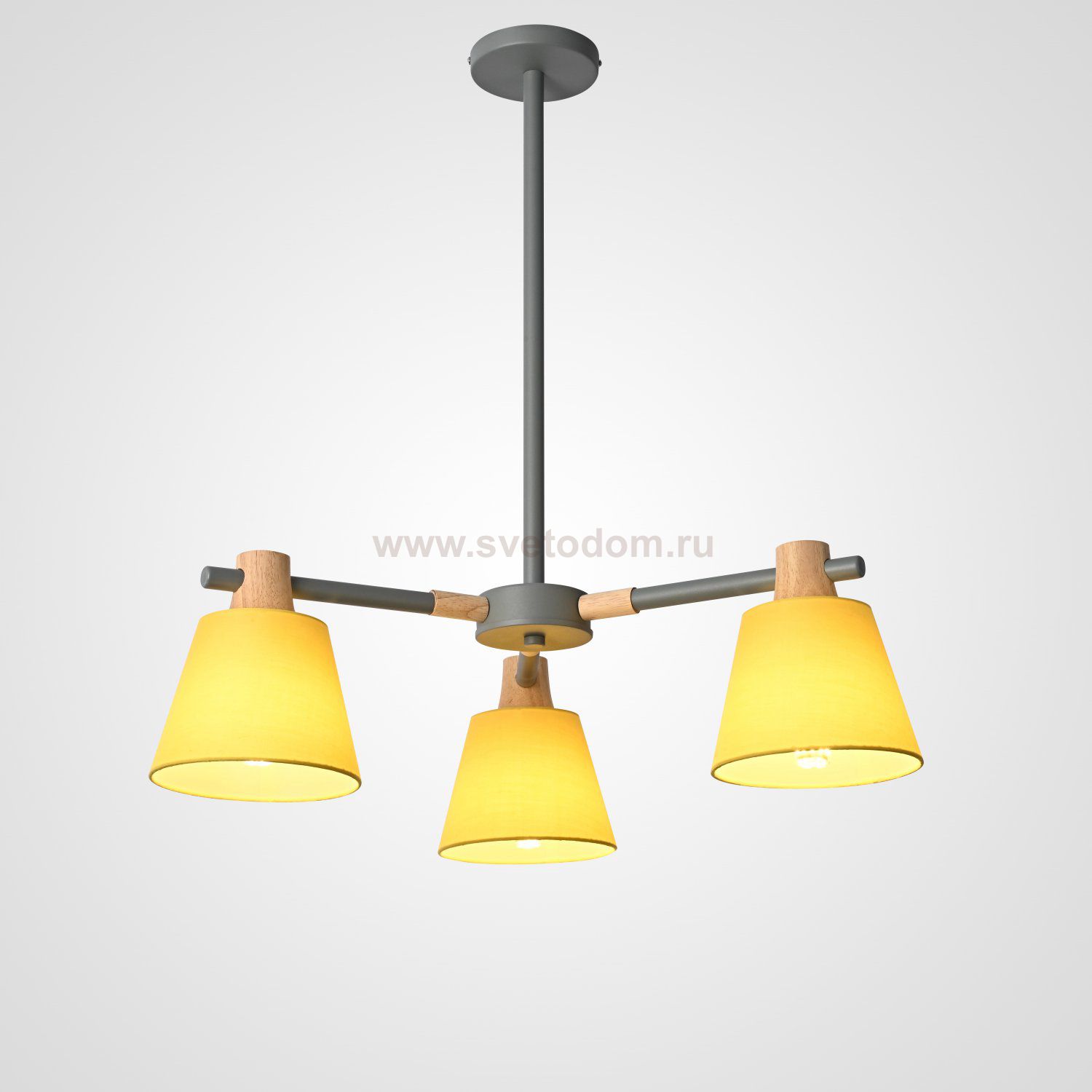 Потолочная люстра на штанге NATURA A YELLOW 3 ImperiumLoft 101827-26