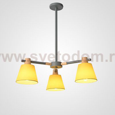 Потолочная люстра на штанге NATURA A YELLOW 3 ImperiumLoft 101827-26