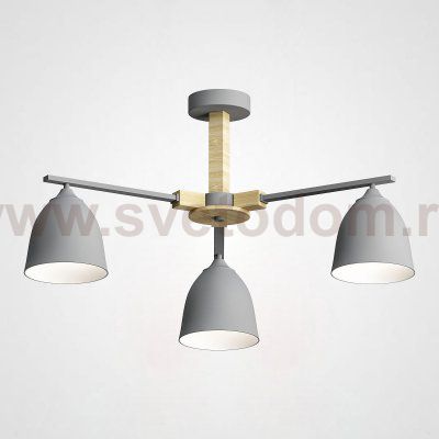 Потолочная люстра NOA 3 Gray by ImperiumLoft ImperiumLoft 101838-26