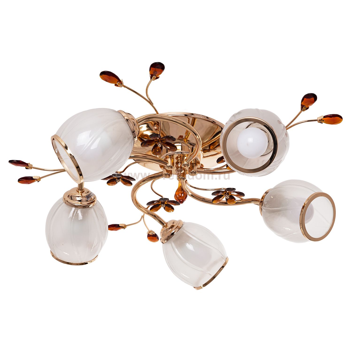 Светильник ЭкономСвет 1018/5 A FGD WT