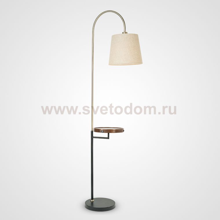 Торшер Jeff Floor Lamp in Antique Brass ImperiumLoft 101876-26