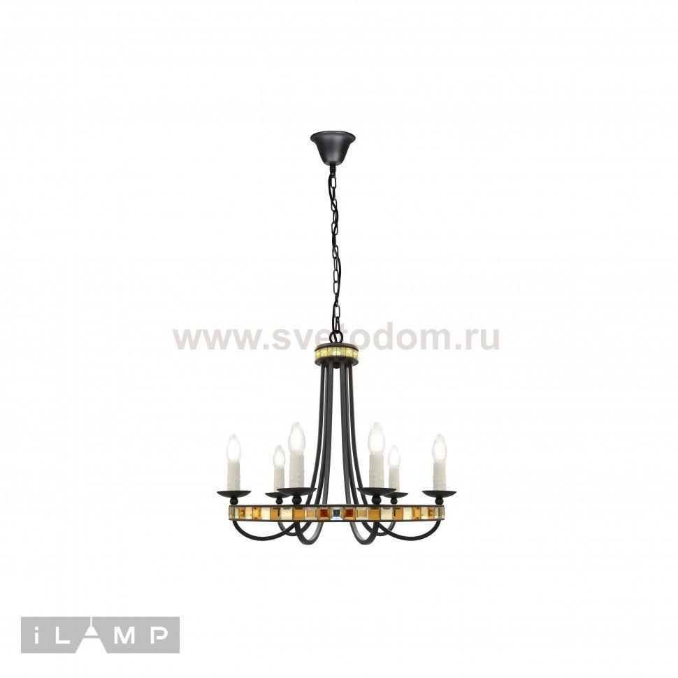Подвесная люстра iLamp Dream 10190-6P Черный