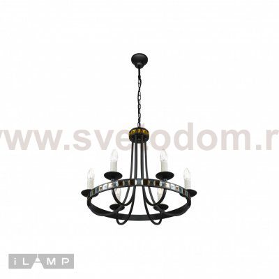 Подвесная люстра iLamp Dream 10190-6P Черный