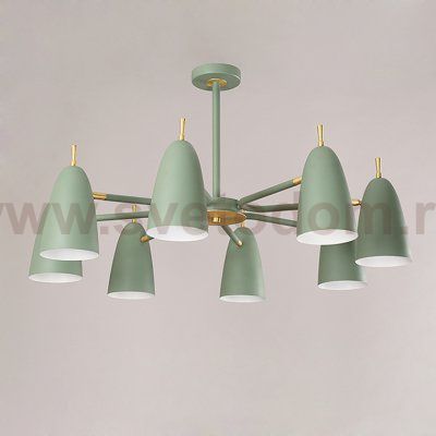 Люстра на штанге PINNACLE D86 Green ImperiumLoft 101911-26