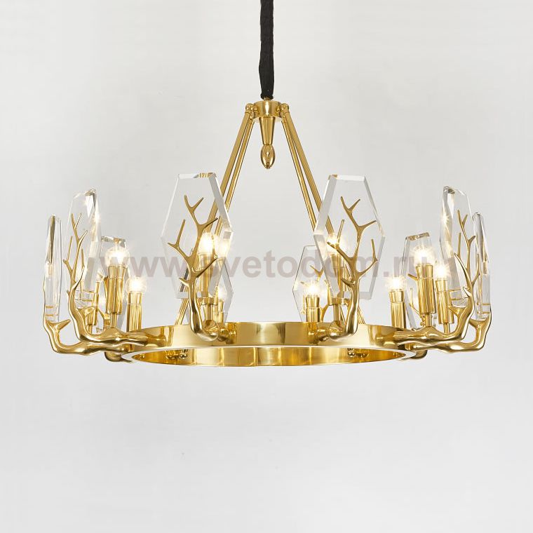 Подвесная кольцевая люстра PRIME D85 ImperiumLoft 101927-26