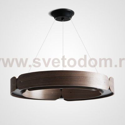 Подвесной кольцевой светильник RANGE 1 D55 Black walnut ImperiumLoft 101957-26