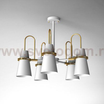 Люстра на штанге REINAR A D64 White ImperiumLoft 101966-26