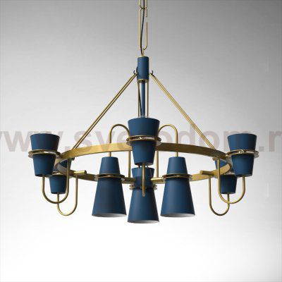 Подвесная люстра REINAR B D101 Blue ImperiumLoft 101967-26