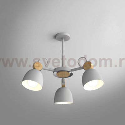 Потолочная люстр на штанге ROLLA 3 Gray ImperiumLoft 101991-26