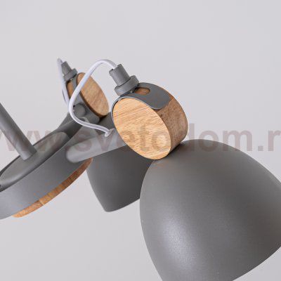 Потолочная люстр на штанге ROLLA 3 Gray ImperiumLoft 101991-26