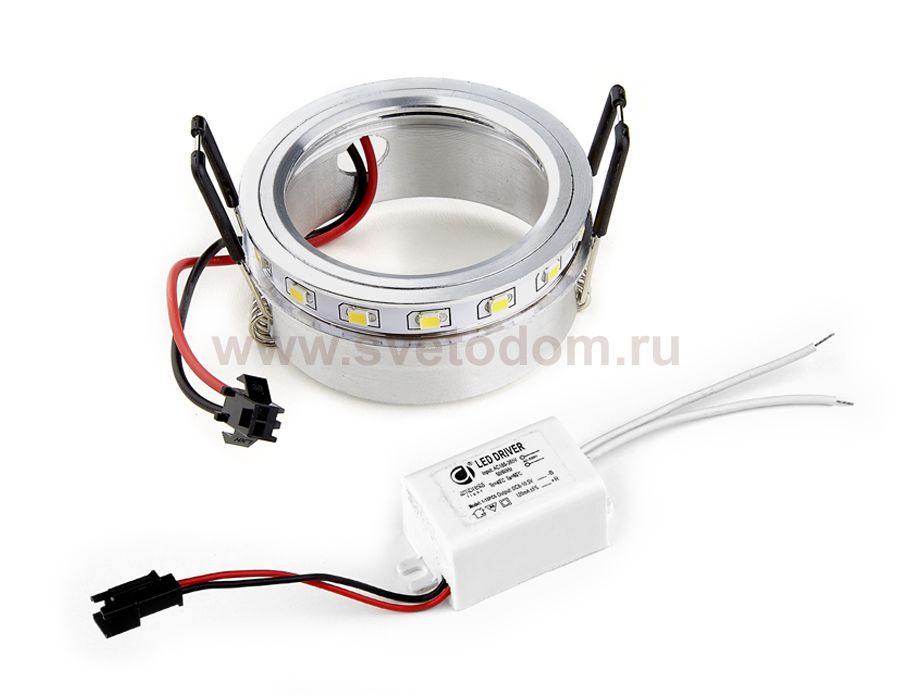 Светильник точечный Ambrella 102 LED SET STEP+DRIVER (AL 4200K с бортом) COMPO SPOT