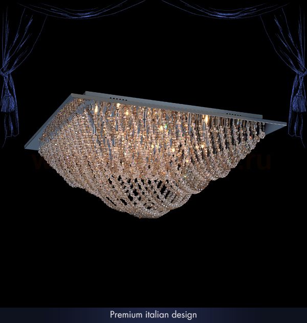 Люстра Eurosvet 102/18 хром/тонированный