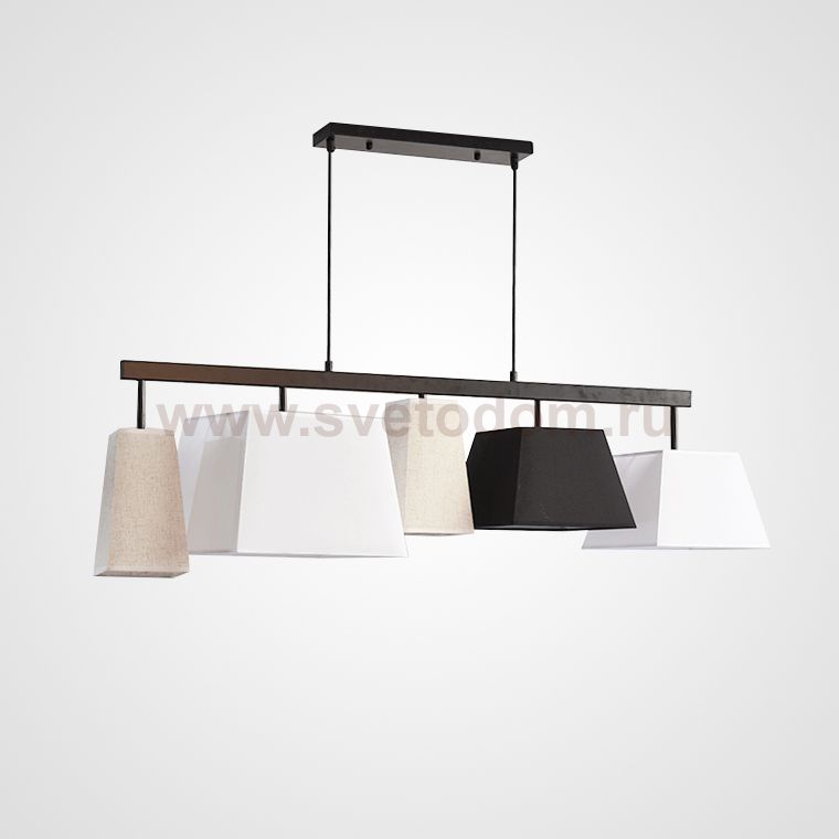 Подвесной светильник Parecchi Black L117 Square section ImperiumLoft 102006-26