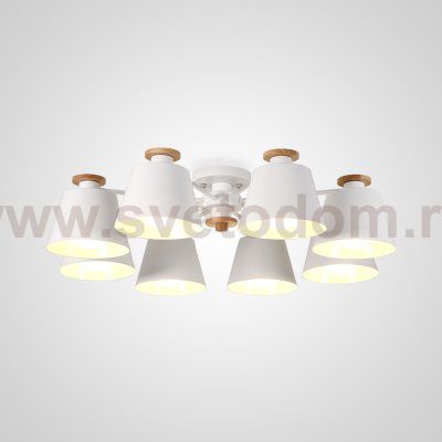 Люстра на штанге SCAD D88 White ImperiumLoft 102016-26