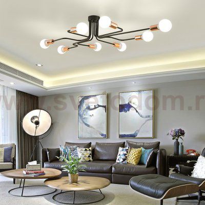 Потолочная люстра SCHEME GOLD ImperiumLoft 102020-26