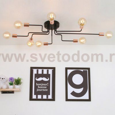 Потолочная люстра SCHEME GOLD ImperiumLoft 102020-26