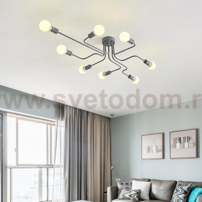 Потолочная люстра SCHEME GRAY ImperiumLoft 102022-26