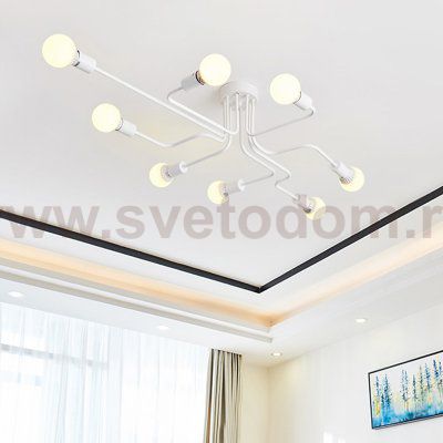 Люстра на штанге SCHEME WHITE ImperiumLoft 102026-26