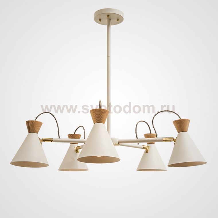 Люстра на штанге SINDRE D83 White ImperiumLoft 102051-26