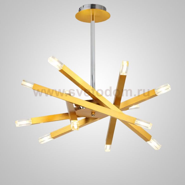 Люстра на штанге SNAP D25 Gold ImperiumLoft 102063-26