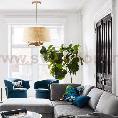 Люстра на штанге Jorgenson Beige ImperiumLoft 102090-26