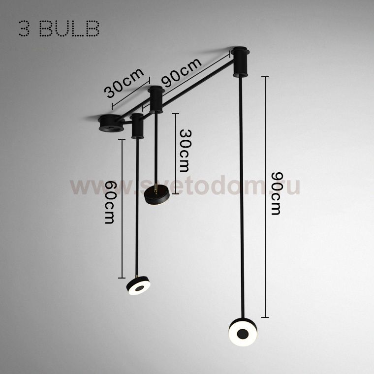 Потолочный светильник STRAIN L3 ImperiumLoft 102097-26