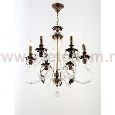 Люстра Rivoli Marlene 1021-206 6 х Е14 40 Вт хрусталь классика