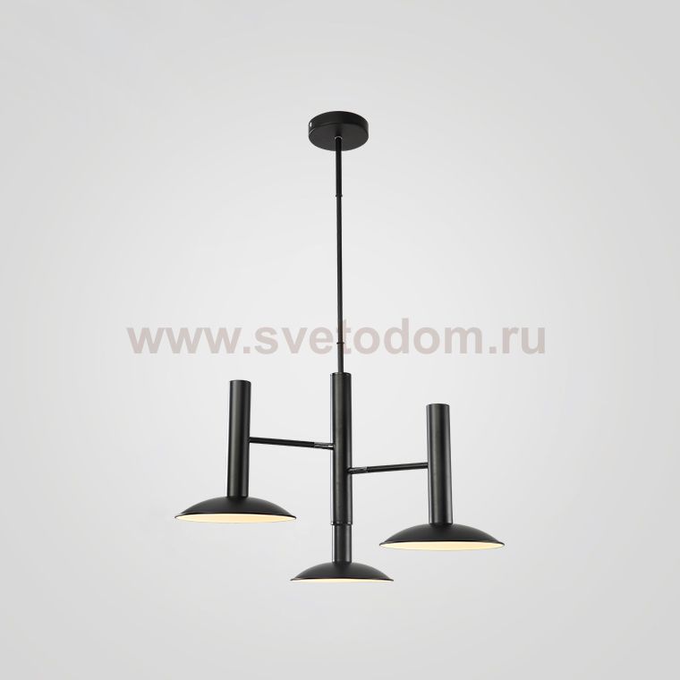 Подвесная люстра TAU L3 Black ImperiumLoft 102111-26