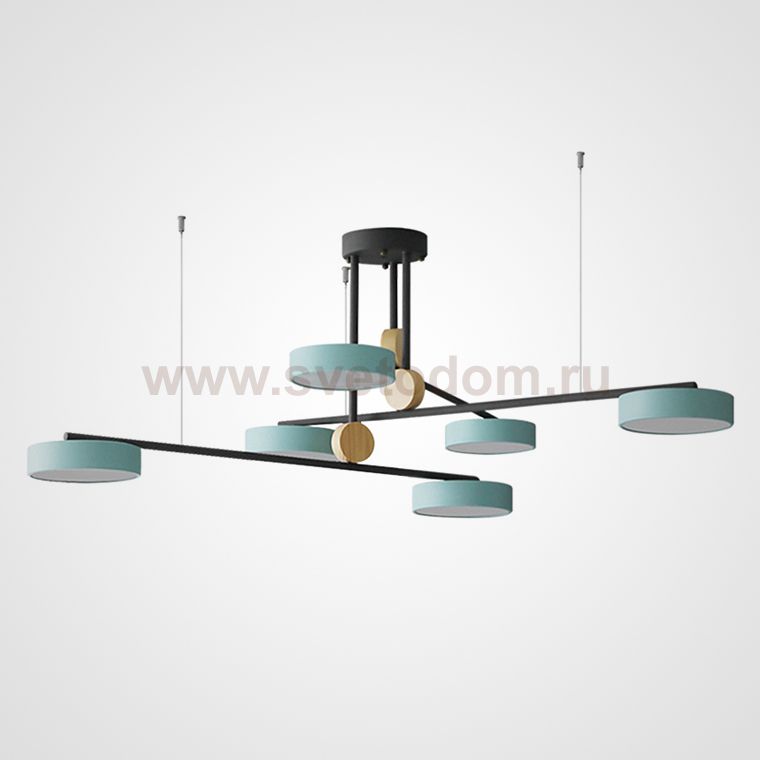 Люстра на штанге TECHNUM COLOR LED Blue ImperiumLoft 102119-26