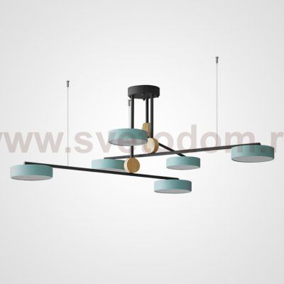Люстра на штанге TECHNUM COLOR LED Blue ImperiumLoft 102119-26