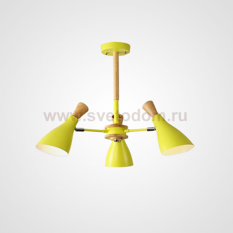 Люстра на штанге TUNE L3 Yellow ImperiumLoft 102156-26