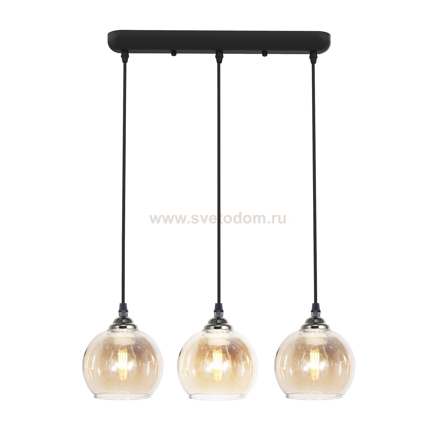 Подвесной светильник Экономсвет 10219/3L BK BR