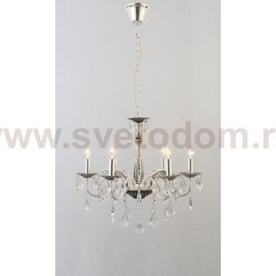 Люстра Rivoli Margareta 1022-206 6 х Е14 40 Вт хрусталь классика