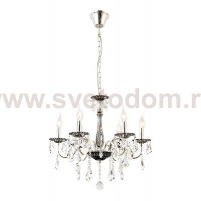 Люстра Rivoli Margareta 1022-206 6 х Е14 40 Вт хрусталь классика