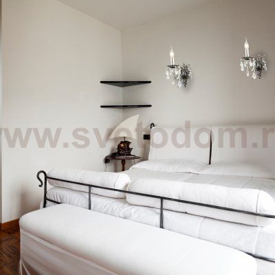 Бра светильник Rivoli Margareta 1022-401 настенный 1 х Е14 40 Вт хрусталь классика