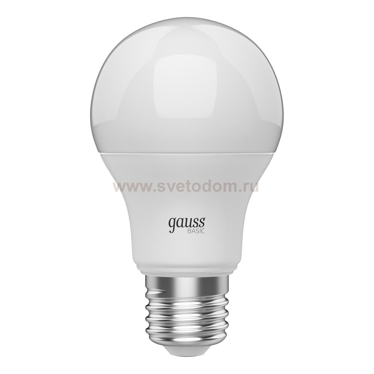 Лампа Gauss Basic A60 9,5W 820lm 4100K E27 LED (1023220)