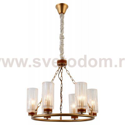 Люстра Rivoli Ante 1024-206 6 * Е14 40 Вт хрусталь классика