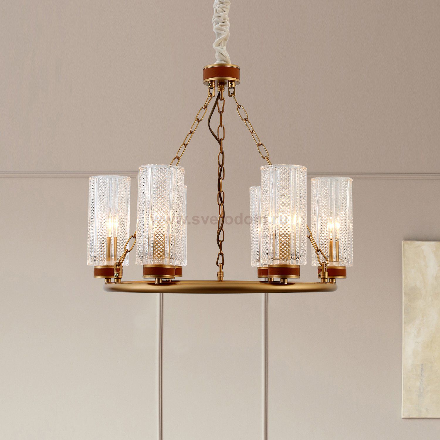 Люстра Rivoli Ante 1024-206 6 * Е14 40 Вт хрусталь классика