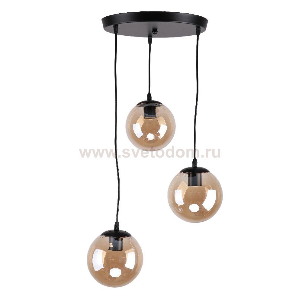 Подвесная люстра 10246/3BK BR Экономсвет