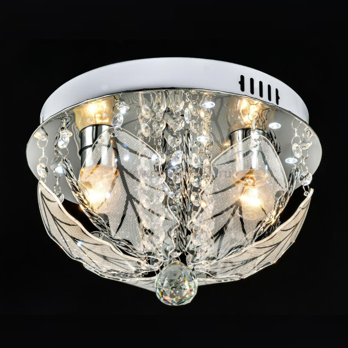 Люстра круглая 10252/3CR RC WTLED Экономсвет