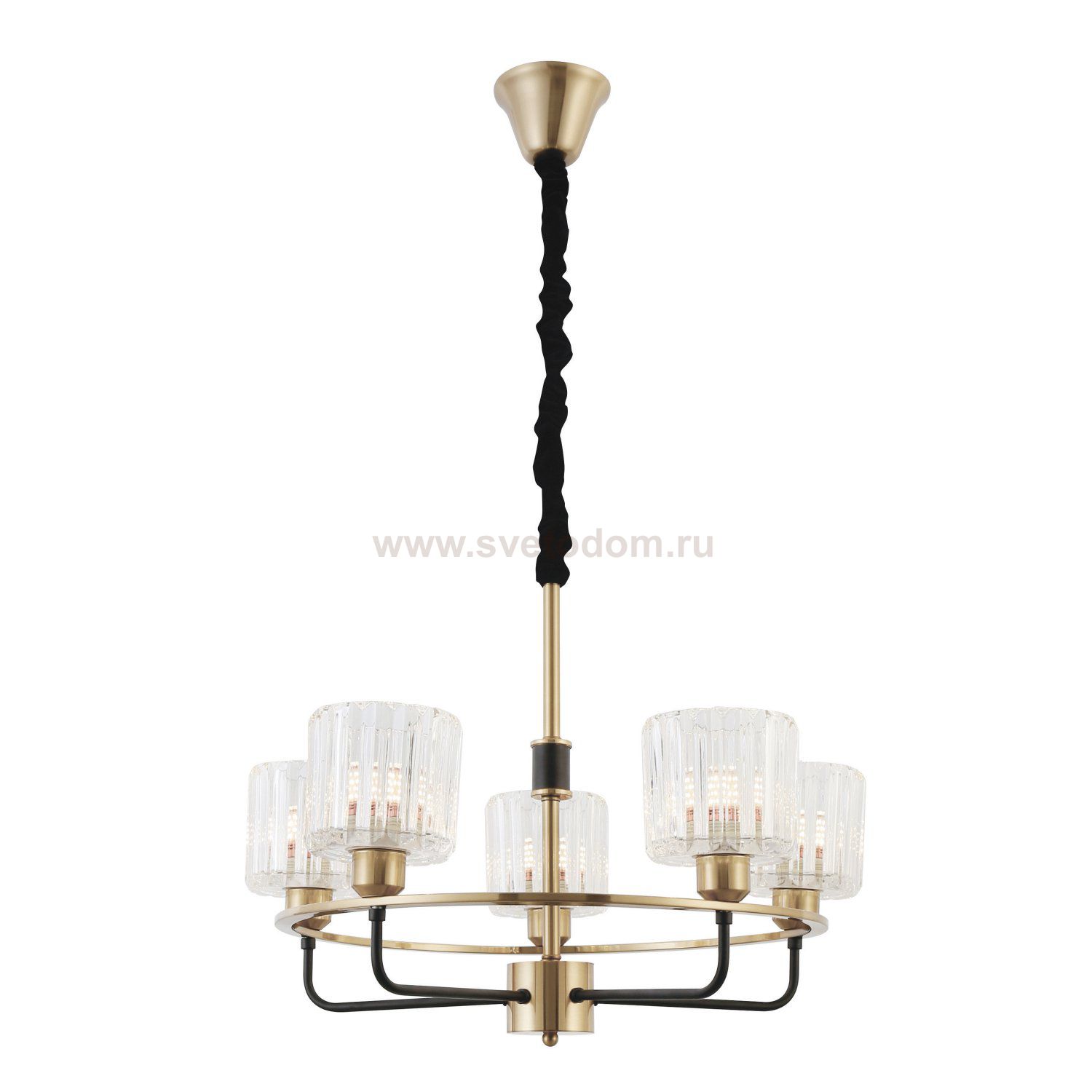 Люстра Rivoli Maria 1026-205 5 х Е27 40 Вт хрусталь классика