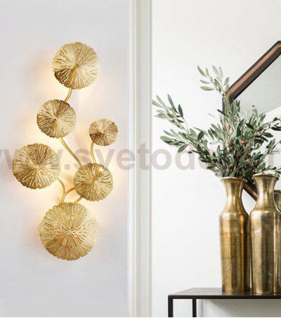 Настенный светильник Delight 10260W6 brass