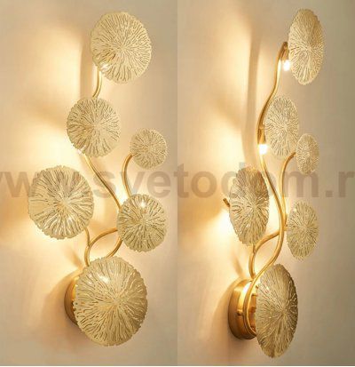 Настенный светильник Delight 10260W6 brass