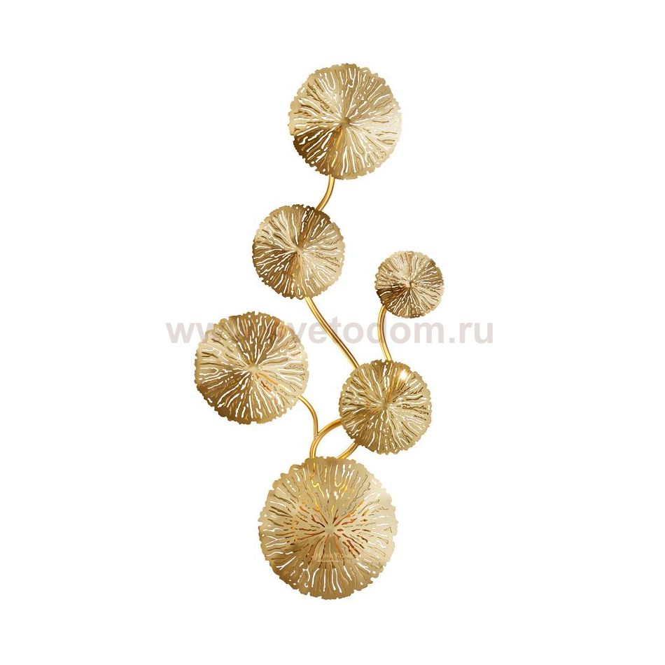 Настенный светильник Delight 10260W6 brass