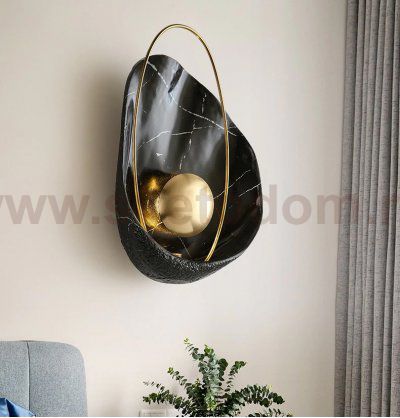 Настенный светильник Pearl black