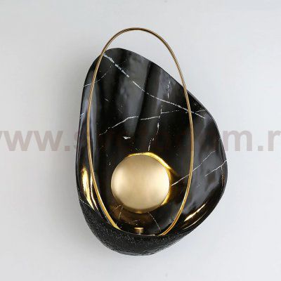 Настенный светильник Pearl black